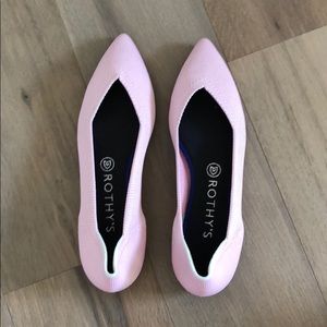 Pink Rothy’s Flats
